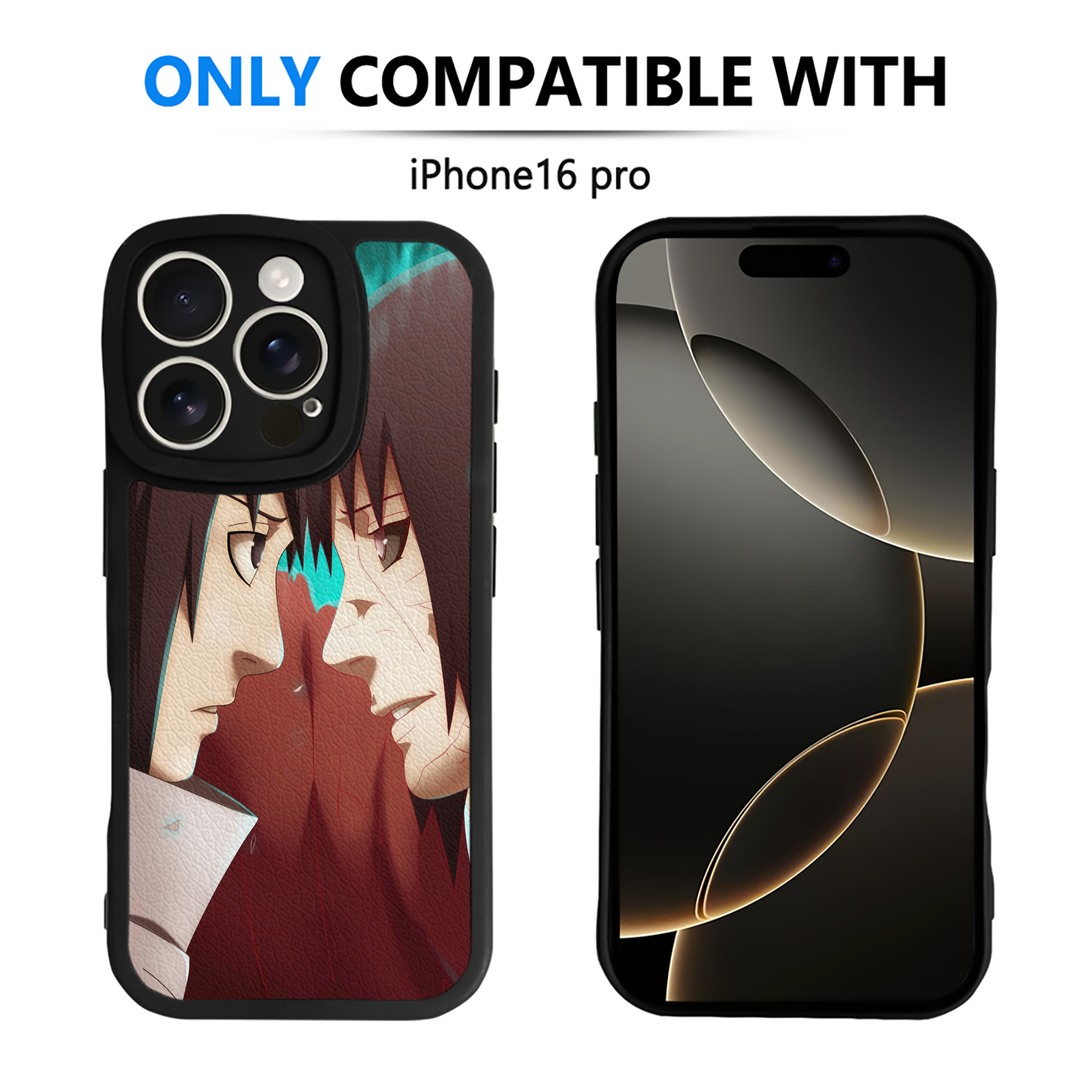 （画像用） NARUTO -ナルト- NARUTO -ナルト- 疾風伝 【iPhone 16シリーズ対応】シリコンスマホケース（レザー調） 材質：シリコン